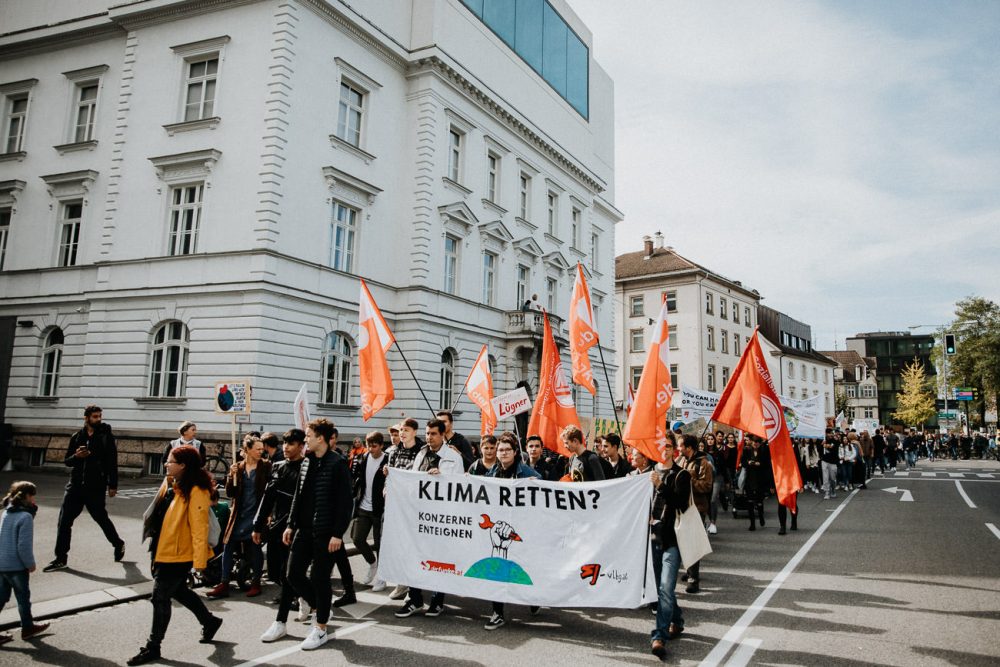 Demonstration Bregenz Klima Streik