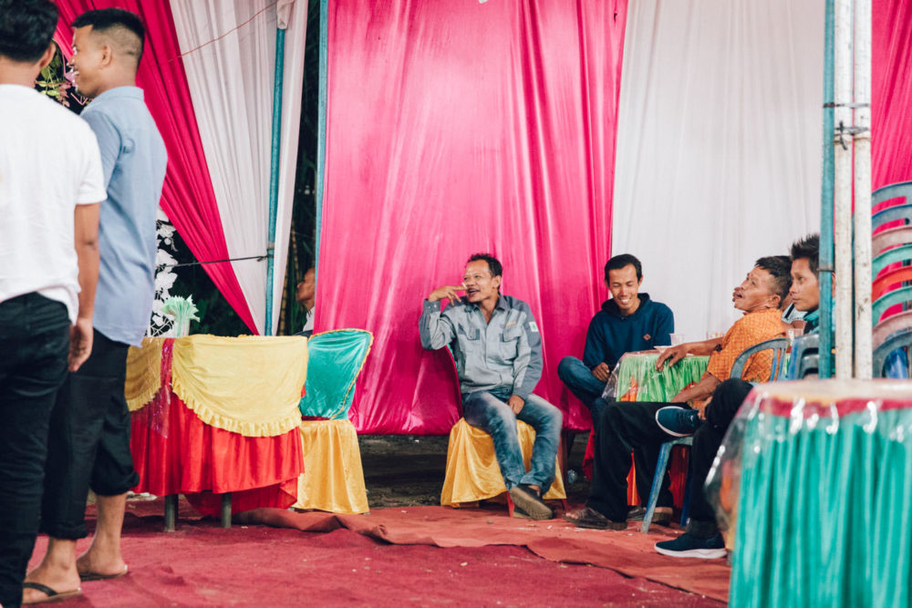 Minangkabau Hochzeitsfeier
