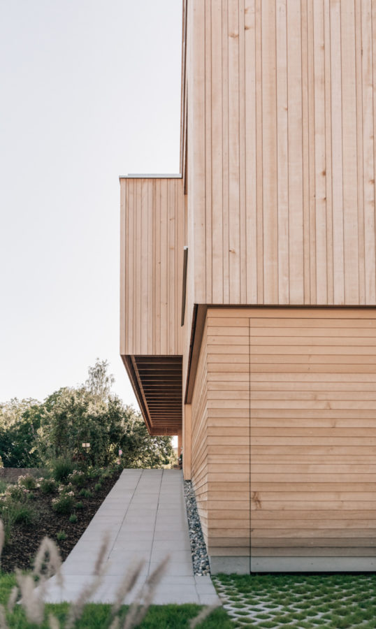 Holzhaus Fassade Architekturfotografie
